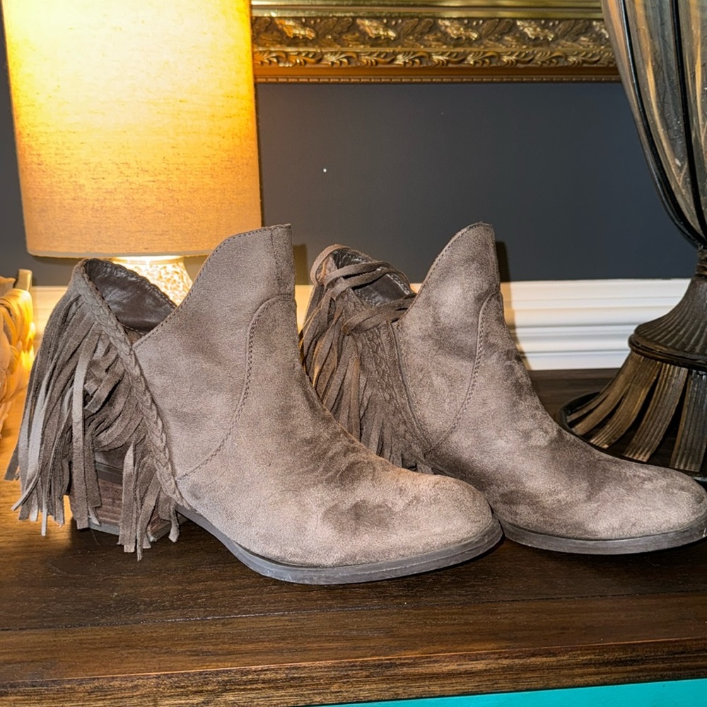 Not Rated Taupe Booties